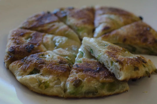 Scallion Pancake (Vegan) | 蔥油餅